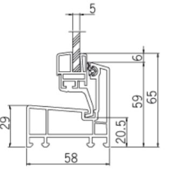 Kellerfenster weiss 60 x 40 Einfachverglasung mit Komplett Set Sicherheitsstange